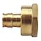 Apollo 1/2 in. Brass PEX-A Barb x 3/4 FNPT Reducing Female Adapter EPXFA1234 - alternate 4